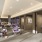 Library lounge space with purple chairs and coworking spaces at 18 Dock new Stamford rental apartments.