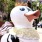 Large duck sculpture in Downtown Stamford near 18 Dock apartments.
